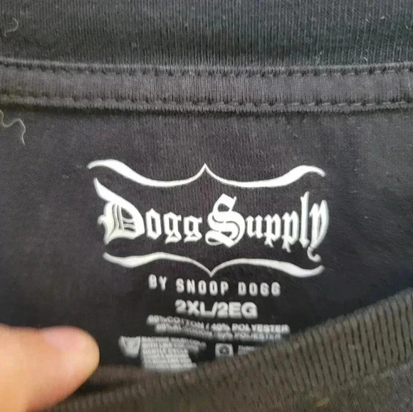 Dogg Supply Snoop Dogg Black Graphic Tee Shirt Plus Size 2x - Picture 3 of 3